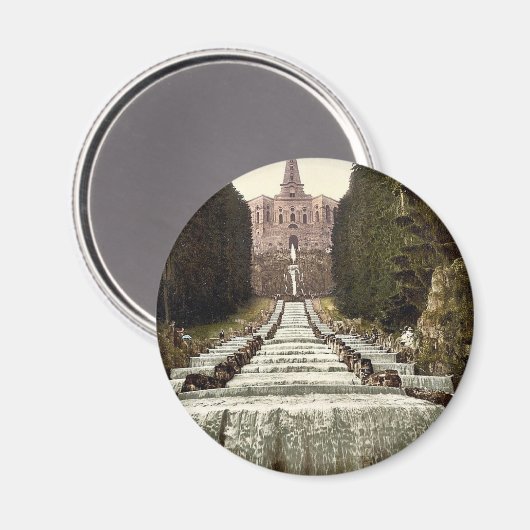 ヘラクレスとカスカデス、ウィルヘルムショエ、カッセル マグネット (正面/裏面)