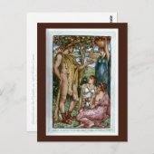 ヘラクレスとニンフ ポストカード (正面/裏面)