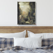 ヘラクレスとラーナエアンヒドラ キャンバスプリント (インサイチュ (寝室))
