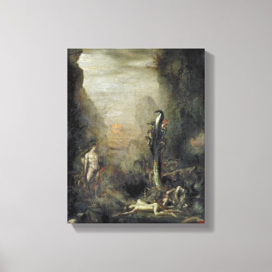ヘラクレスとラーナエアンヒドラ キャンバスプリント (正面)
