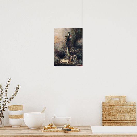 ヘラクレスとラーナエアンヒドラ ポスター (キッチン)