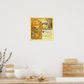 ヘラクレスとワゴネア・ウォルター・クレーン ポスター (キッチン)