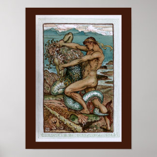 ヘラクレスと海の老人 ポスター