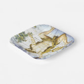 ヘラクレスと王冠のヴィンテージ天球図 ペーパープレート (傾斜あり)