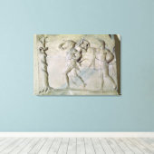 ヘラクレスを描いた錠剤 キャンバスプリント (インサイチュ (ウッドフロア))