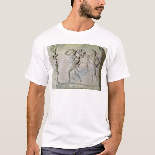 ヘラクレスを描写するタブレット Tシャツ (正面)