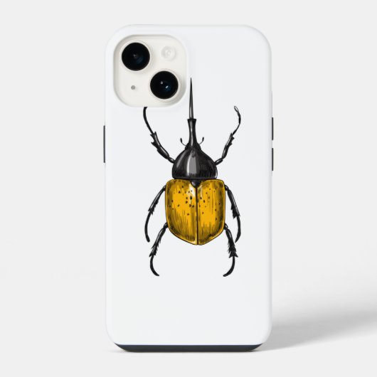 ヘラクレスオオカブト iPhoneケース (裏面)