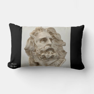 ヘラクレスデザインの木材クッション ランバークッション