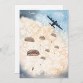 ヘラクレス航空機からの空中空挺身動き (正面/裏面)