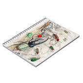 ヘラクレス・ビートル、シアラバエストライプの・ティタクリックイス ノートブック (左側)