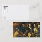 ヘラクレス、c.1535 (油の魔力かアレゴリー 名刺 (正面/裏面)