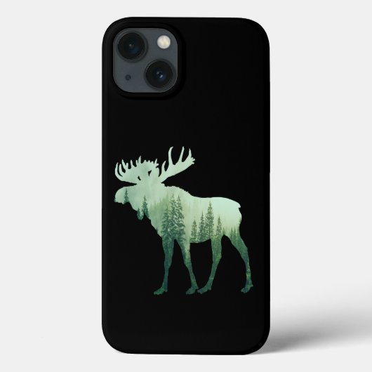 ヘラジカと森の自然 Case-Mate iPhoneケース (裏面)
