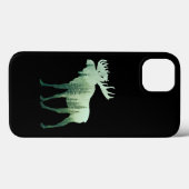 ヘラジカと森の自然 Case-Mate iPhoneケース (裏面 (横))