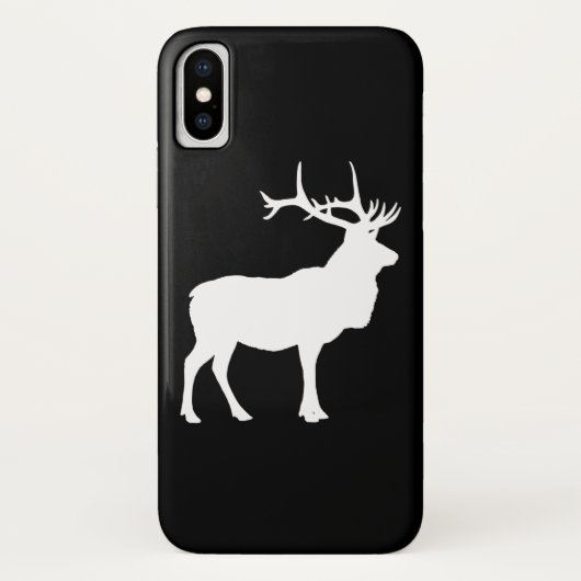 ヘラジカのシルエット Case-Mate iPhoneケース (裏面)