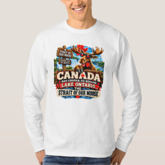 ヘラジカの私たちのストレートファニー Tシャツ