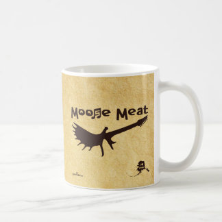 ヘラジカの肉のロックバンド コーヒーマグカップ