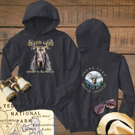 ヘラジカ ヘッド モース カントリー グランドレイクTシャツ パーカ