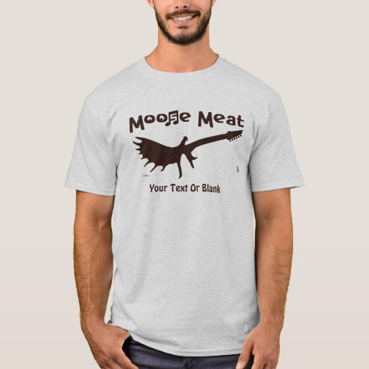 ヘラジカ・ミート・ロック・バンド Tシャツ (正面)