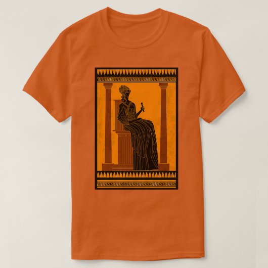 ヘラジュノギリシャ神話の女神 Tシャツ (デザイン正面)