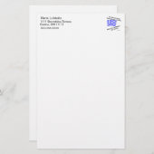 ヘラスとウゾの血パーソナライズされた 便箋 (正面/裏面)