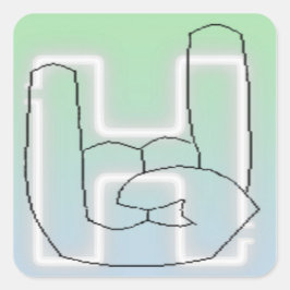 ヘラボタン スクエアシール
