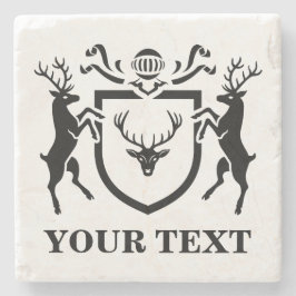 ヘラルカスタムディックスタグブラゾン ストーンコースター