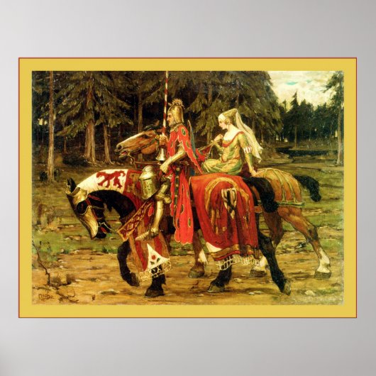 ヘラルディックキバリー~アルフォンスミュシャ ポスター (正面)