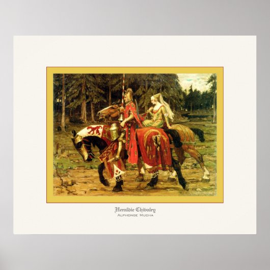 ヘラルディックキバリー~アルフォンスミュシャ ポスター (正面)