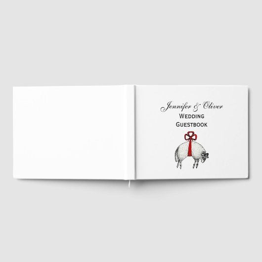 ヘラルディックバンドフリースラムシープクレストエンブレム ゲストブック (全面)