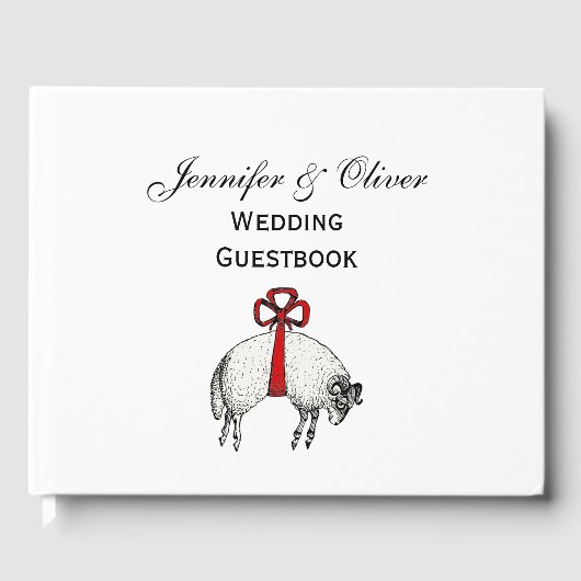 ヘラルディックバンドフリースラムシープクレストエンブレム ゲストブック (正面)