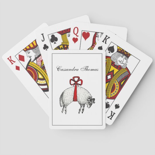 ヘラルディックバンドフリースラムシープクレストエンブレム トランプ (裏面)