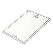 ヘラルディックバンドフリースラムシープクレストエンブレム ノートパッド (アングル)