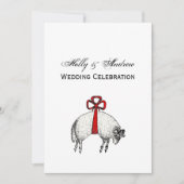 ヘラルディックバンドフリースラムシープクレストエンブレム 招待状 (正面)