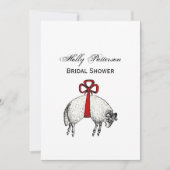 ヘラルディックバンドフリースラムシープクレストエンブレム 招待状 (正面)