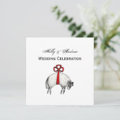 ヘラルディックバンドフリースラムシープクレストエンブレム 招待状 (スタンド正面)