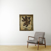 ヘラルディックランパントライオンカスタム タペストリー (インサイチュ)