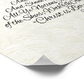 ヘラルドエンジェルスがクリスマスツリーを歌う ポスター (角)