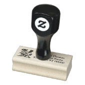 ヘラルドバラ&ティスルクレストネーム差出人住所 ラバースタンプ (スタンプ)