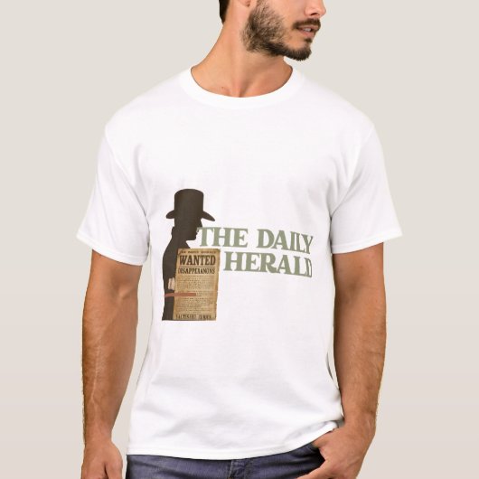 ヘラルド指名手配 Tシャツ (正面)