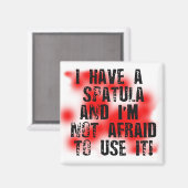 ヘラ磁石 マグネット (正面/裏面)