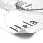 ヘラ ポスター (角)