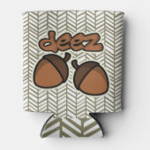 ヘリおもしろいンボーン付きディーズナット 缶クーラー (正面)