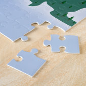 ヘリアール湖のオーストラリアの地図。 ジグソーパズル (側面)