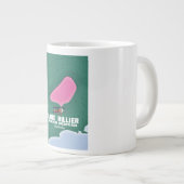 ヘリアール湖のオーストラリアの地図。 ジャンボコーヒーマグカップ (正面右)