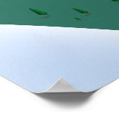 ヘリアール湖のオーストラリアの地図。 ポスター (角)