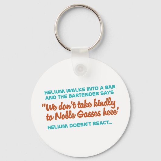 ヘリウムが反応しない キーホルダー (正面)