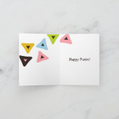 ヘリウムのHamantaschen Purimカード カード (内部)