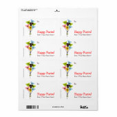 "ヘリウムハマンタッシェン"ミシュローハチマノットラベル ラベル (フルシート)