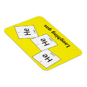 ヘリウム笑いガス元素プンマグネット マグネット (右側)