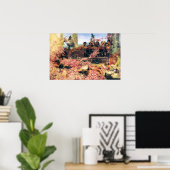 ヘリオガバルスのバラ ポスター (ホームオフィス)